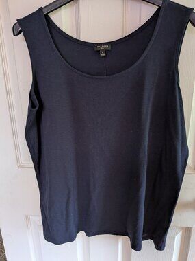 Talbots Plus Black tank top. NWT.  Size X